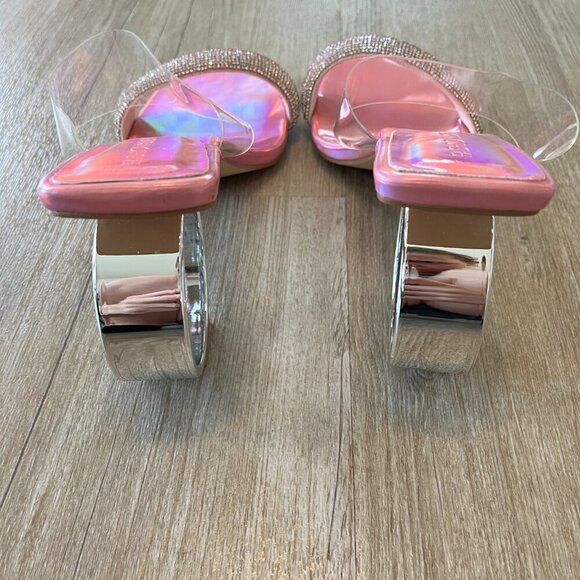 Womens Fashion Nova Pink "Maya" Heels - 11 - Picture 6 of 9